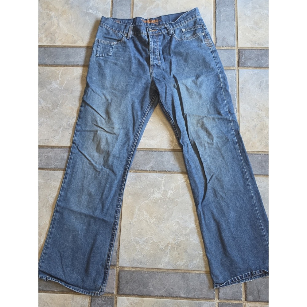 Vintage Billabong Jeans W34 Light Wash Denim Y2K Skate Surf Baggy Pants